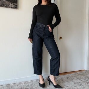 Y2K Black Studded High Waist Jeans